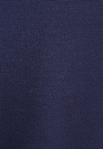 Leichtes Strick Poloshirt aus Wolle und Seide in Bleu Foncé |  Seidensticker Onlineshop