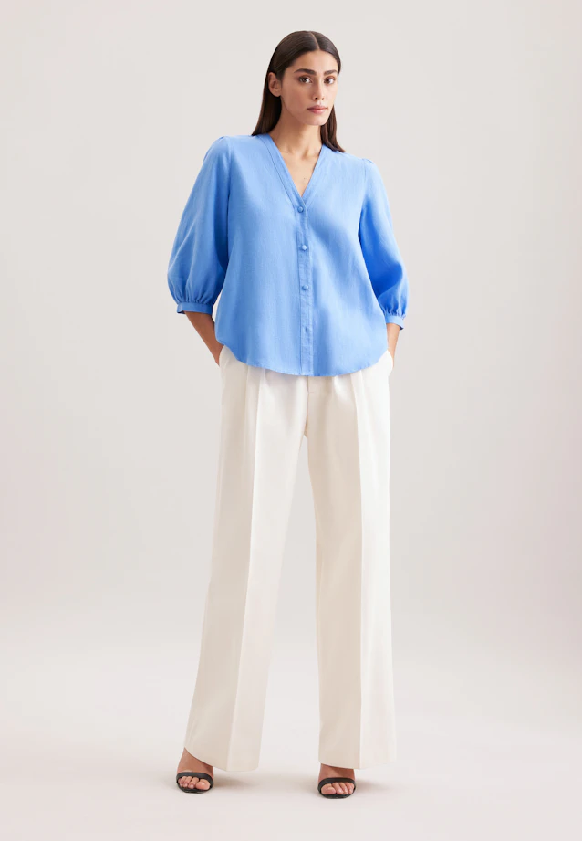 Tunique Uni in Bleu Clair |  Seidensticker Onlineshop