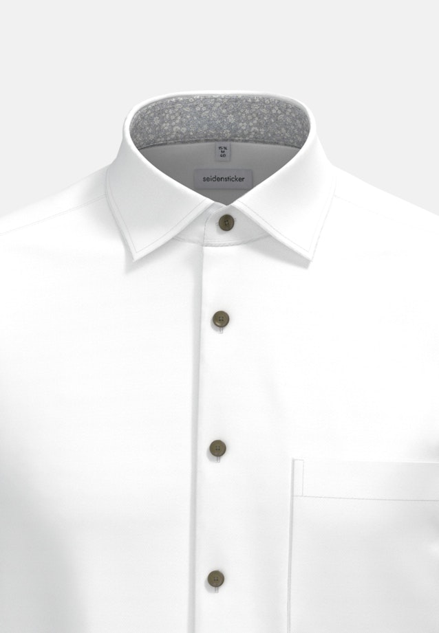 Regular Business shirt Uni in White |  Seidensticker Onlineshop