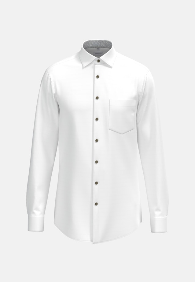 Regular Business shirt Uni in White |  Seidensticker Onlineshop
