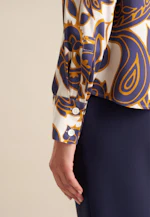 Chemisier chemise Paisley in Bleu Moyen |  Seidensticker Onlineshop