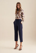 Chemisier chemise Paisley in Bleu Moyen |  Seidensticker Onlineshop