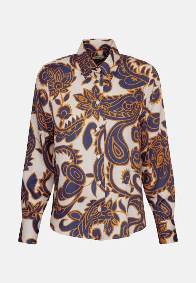 Chemisier chemise Paisley in Bleu Moyen |  Seidensticker Onlineshop