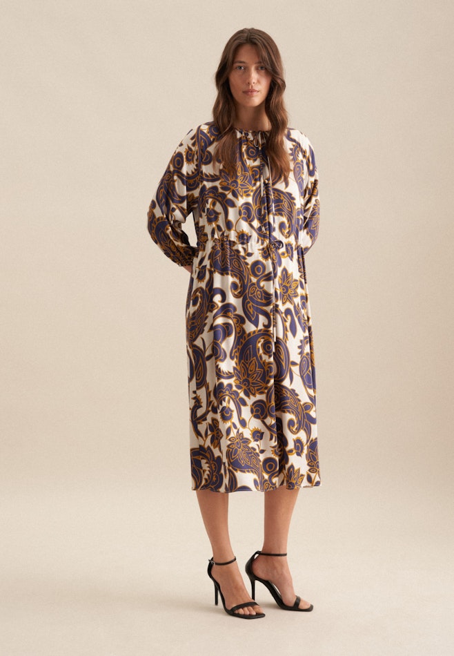 Kleid Paisley in Mittelblau | Seidensticker Onlineshop