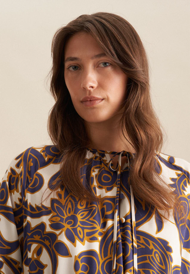 Robe Paisley in Bleu Moyen |  Seidensticker Onlineshop