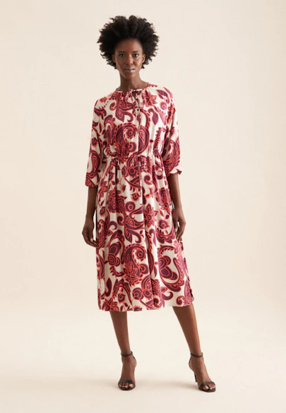 Kleid Paisley in Rot |  Seidensticker Onlineshop