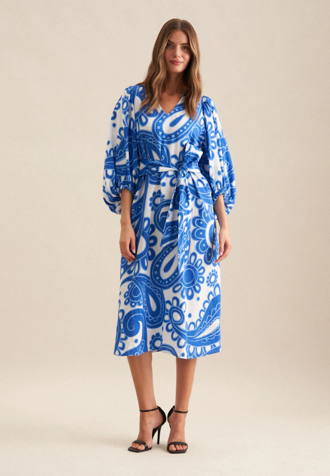 Robe Paisley dans Bleu Moyen | Boutique en ligne Seidensticker