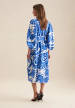 Robe Paisley in Bleu Moyen |  Seidensticker Onlineshop
