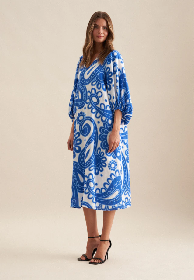 Robe Paisley in Bleu Moyen |  Seidensticker Onlineshop