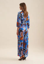 Regular Hose Floral in Mittelblau |  Seidensticker Onlineshop
