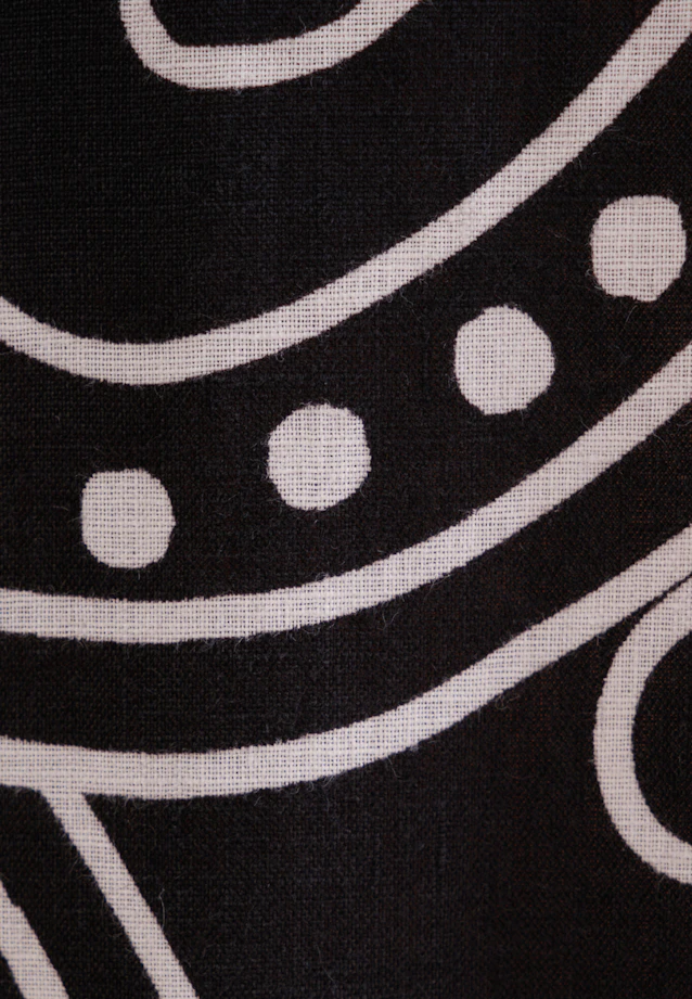 Regular Trousers Paisley in Black |  Seidensticker Onlineshop
