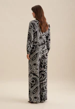 Regular Trousers Paisley in Black |  Seidensticker Onlineshop