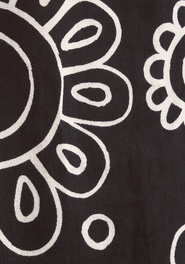 Stehkragenbluse Paisley in Schwarz | Seidensticker Onlineshop