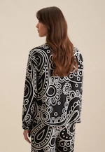 Chemisier à col montant Paisley in Noir |  Seidensticker Onlineshop