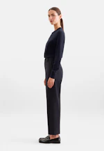 Leichter Strick Cardigan aus Wolle und Seide in Dunkelblau |  Seidensticker Onlineshop