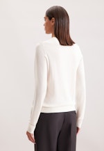 Leichter Strick Cardigan aus Wolle und Seide in Ecru |  Seidensticker Onlineshop