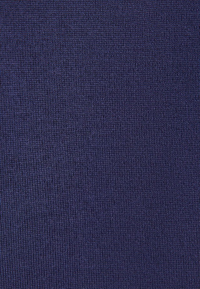 Leichter Strick Cardigan aus Wolle und Seide in Bleu Foncé |  Seidensticker Onlineshop