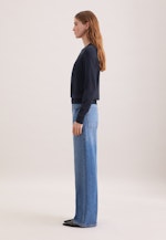 Leichter Strick Cardigan aus Wolle und Seide in Dunkelblau |  Seidensticker Onlineshop