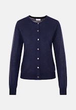 Leichter Strick Cardigan aus Wolle und Seide in Deep navy |  Seidensticker Onlineshop
