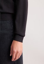 Leichter Strick Cardigan aus Wolle und Seide in Schwarz |  Seidensticker Onlineshop