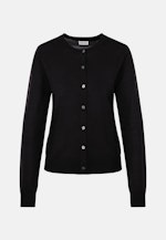 Cardigan léger en laine et soie in Noir |  Seidensticker Onlineshop