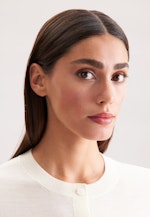 Leichter Strick Cardigan aus Wolle und Seide in Ecru |  Seidensticker Onlineshop