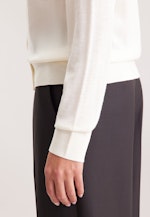 Leichter Strick Cardigan aus Wolle und Seide in Ecru |  Seidensticker Onlineshop