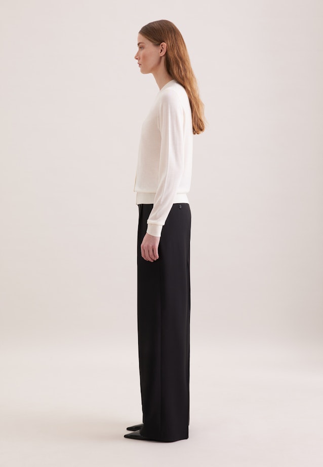 Cardigan léger en laine et soie in Ecru |  Seidensticker Onlineshop