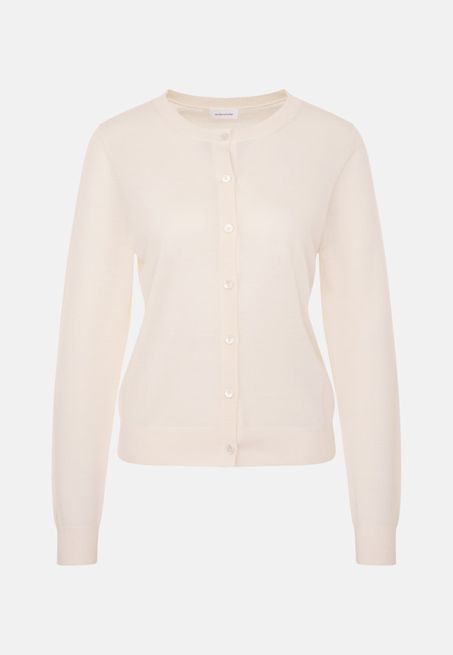 Cardigan léger en laine et soie in Ecru |  Seidensticker Onlineshop