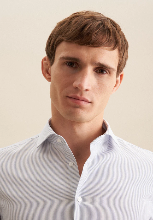 Slim Business shirt Stripe in Medium Blue |  Seidensticker Onlineshop