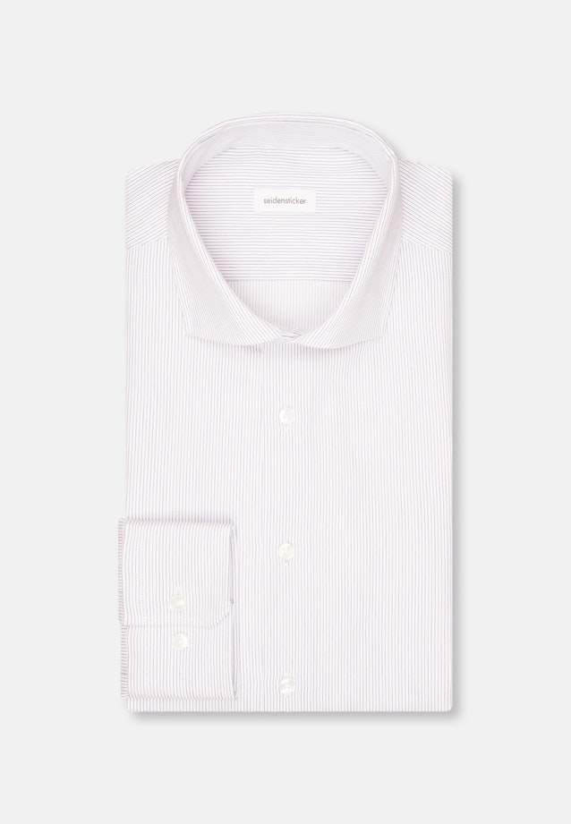 Slim Business Hemd Streifen in Mittelblau |  Seidensticker Onlineshop