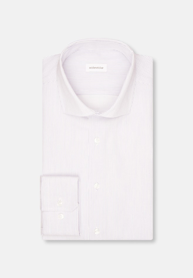 Slim Business Hemd Streifen in Mittelblau | Seidensticker Onlineshop