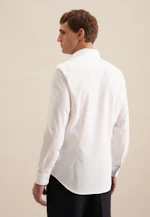 Slim Business Hemd Kleinmuster in Weiß |  Seidensticker Onlineshop