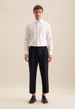 Slim Business Hemd Kleinmuster in Weiß |  Seidensticker Onlineshop