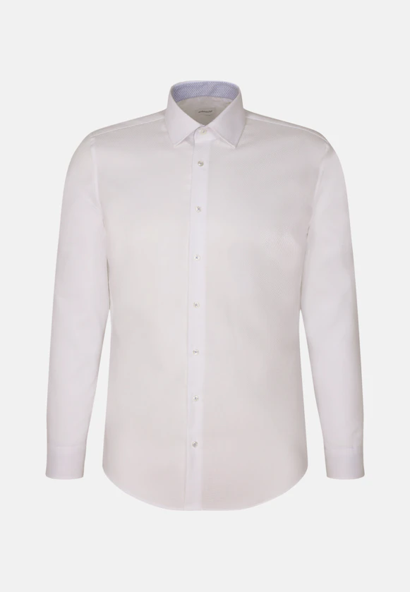 Slim Business Hemd Kleinmuster in Weiß |  Seidensticker Onlineshop