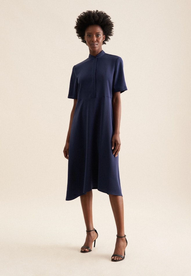 Collar Dress in Dark Blue | Seidensticker online shop