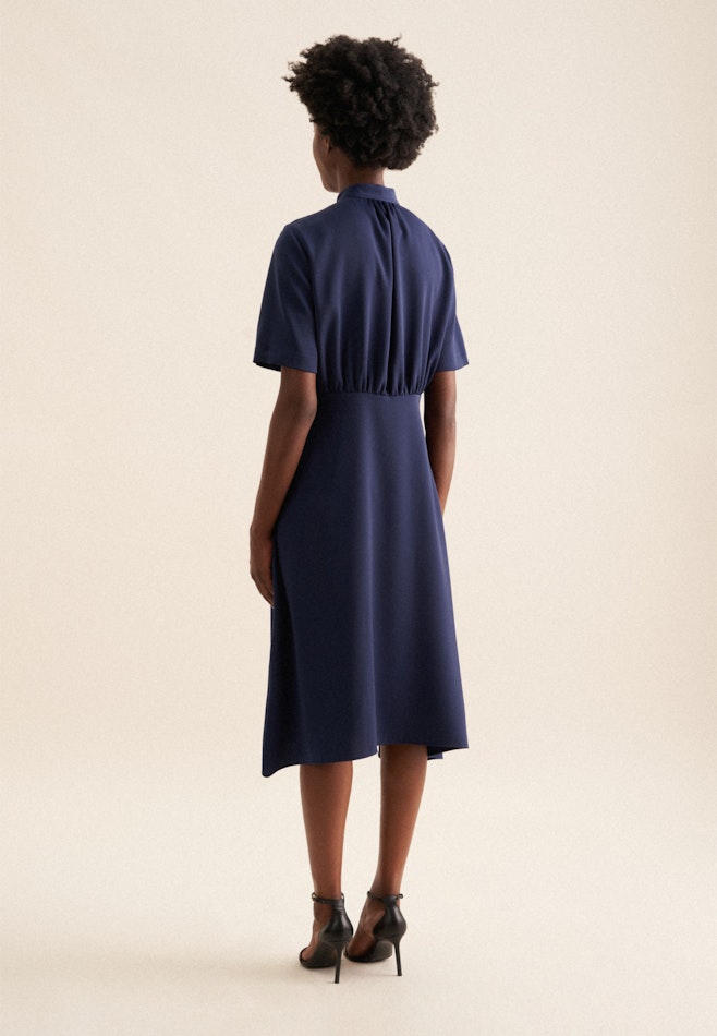 Collar Dress in Dark Blue | Seidensticker online shop