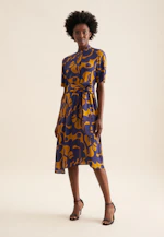 Kleid Geometrische Muster in Gelb |  Seidensticker Onlineshop
