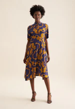 Kleid Geometrische Muster in Gelb |  Seidensticker Onlineshop