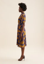 Kleid Geometrische Muster in Gelb |  Seidensticker Onlineshop
