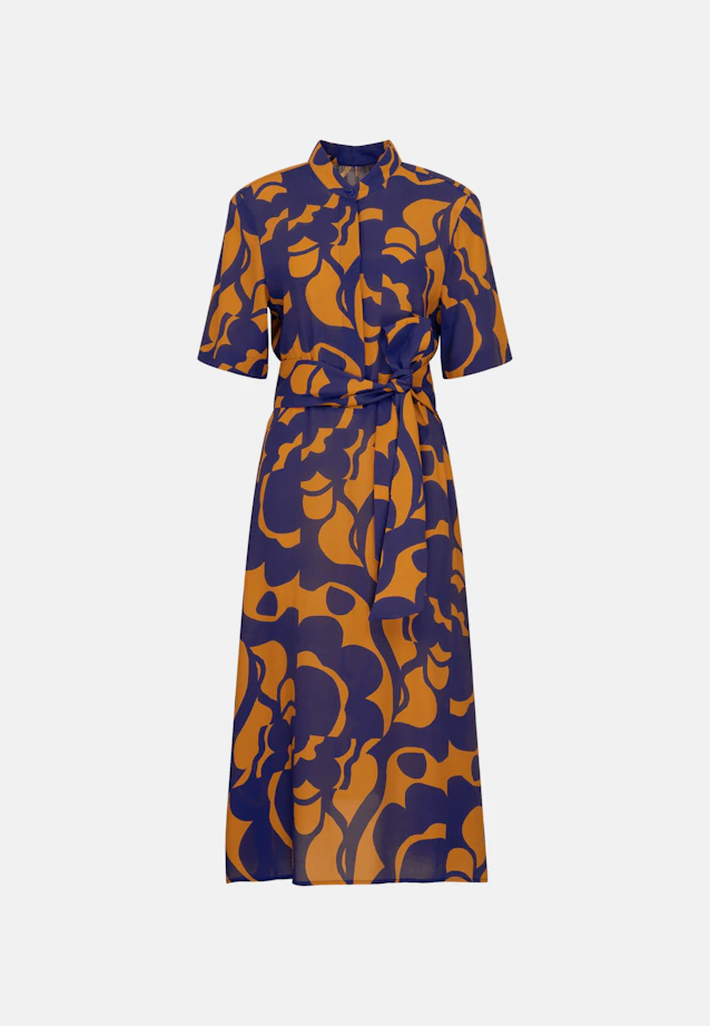 Kleid Geometrische Muster in Gelb |  Seidensticker Onlineshop