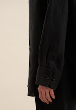 Longbluse Uni in Schwarz |  Seidensticker Onlineshop