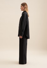 Longbluse Uni in Schwarz |  Seidensticker Onlineshop