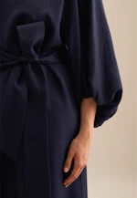 Kleid Uni in Dunkelblau |  Seidensticker Onlineshop