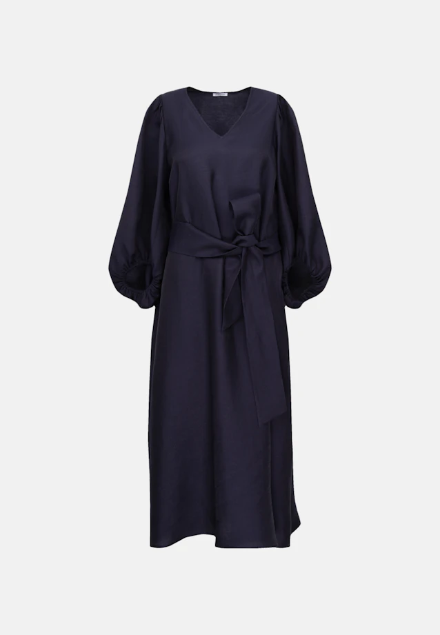 Kleid Uni in Dunkelblau |  Seidensticker Onlineshop