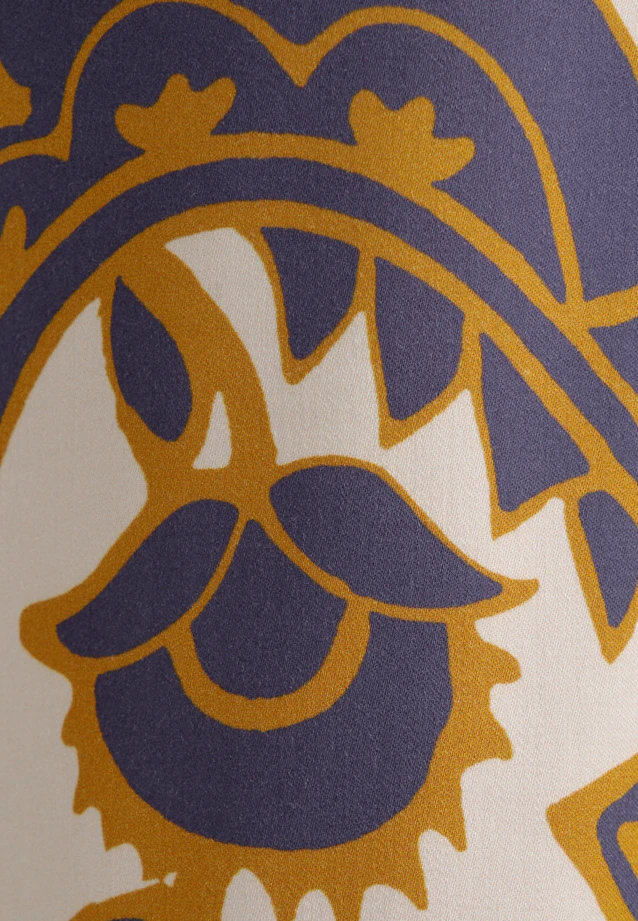 Kleid Paisley in Mittelblau |  Seidensticker Onlineshop