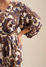 Kleid Paisley in Mittelblau |  Seidensticker Onlineshop