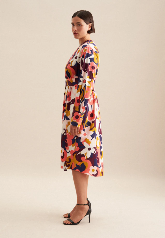 Robe Floral in Rose Fuchsia |  Seidensticker Onlineshop
