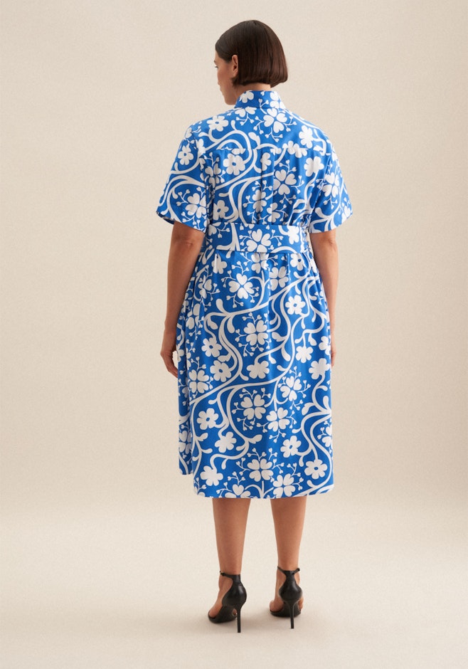 Dress Print in Medium Blue | Seidensticker online shop