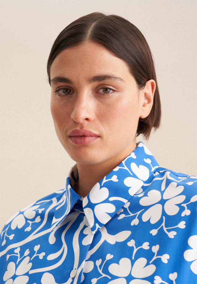 Robe Imprimé in Bleu Moyen |  Seidensticker Onlineshop